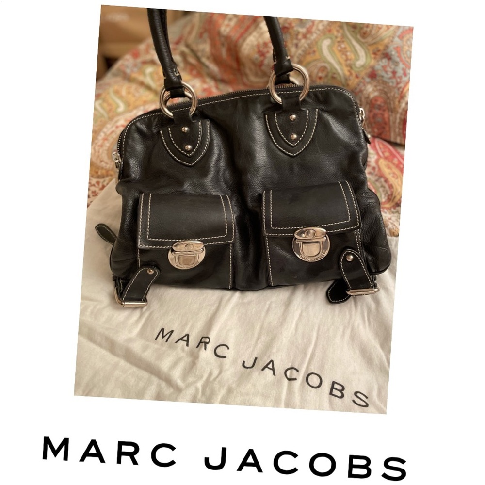 Marc Jacobs pocket satchel- black